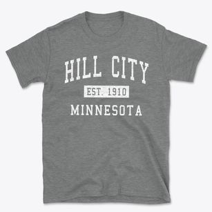 Hill City Minnesota Classic Established Basic T-Shirt