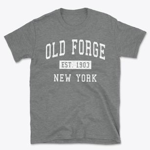 Old Forge New York Classic Established Basic T-Shirt