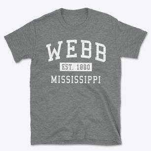 Webb Mississippi Classic Established Basic T-Shirt