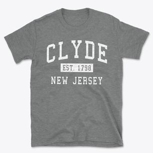 Clyde New Jersey Classic Established Basic T-Shirt