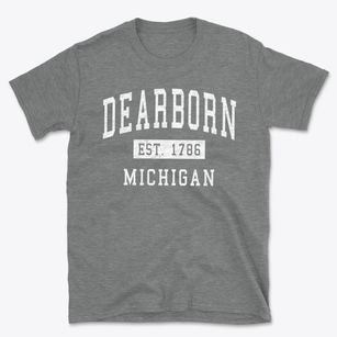 Dearborn Michigan Classic Established Basic T-Shirt