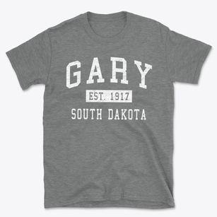 Gary South Dakota Classic Established Basic T-Shirt