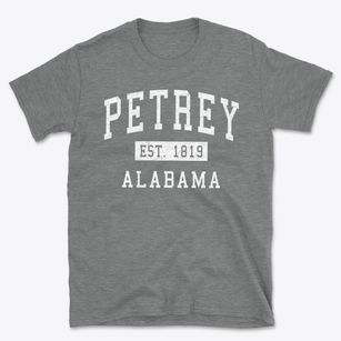 Petrey Alabama Classic Established Basic T-Shirt