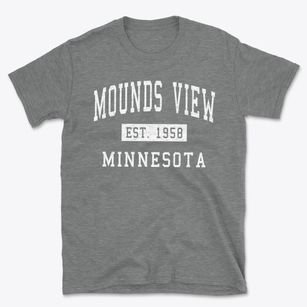 Mounds View Minnesota Classic Established Basic T-Shirt