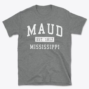 Maud Mississippi Classic Established Basic T-Shirt