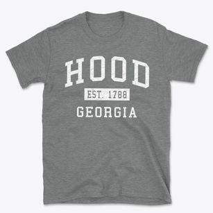 Hood Georgia Classic Established Basic T-Shirt
