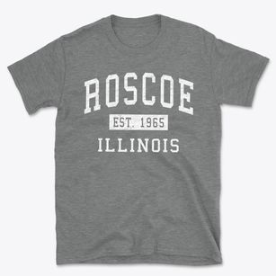 Roscoe Illinois Classic Established Basic T-Shirt