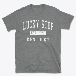 Lucky Stop Kentucky Classic Established Basic T-Shirt