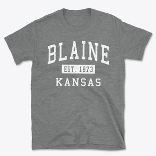 Blaine Kansas Classic Established Basic T-Shirt