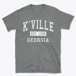 K'ville Georgia Classic Established Basic T-Shirt