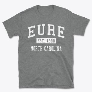 Eure North Carolina Classic Established Basic T-Shirt