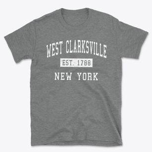 West Clarksville New York Classic Established Basic T-Shirt