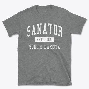 Sanator South Dakota Classic Established Basic T-Shirt