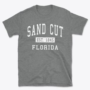 Sand Cut Florida Classic Established Basic T-Shirt
