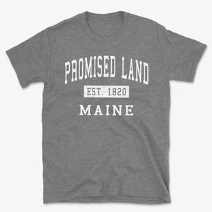 Promised Land Maine Classic Established Basic T-Shirt