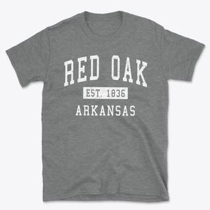 Red Oak Arkansas Classic Established Basic T-Shirt