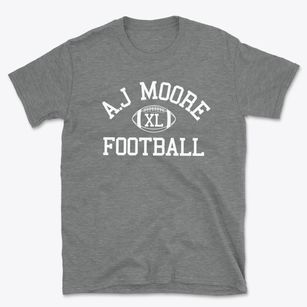 A.j Moore High Classic Football Basic T-Shirt