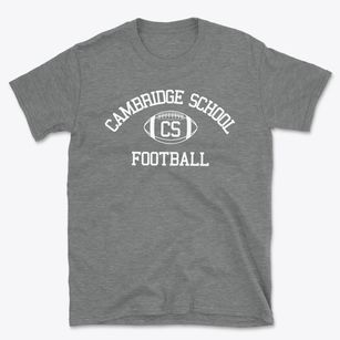 Cambridge School Of Dallas Classic Football Basic T-Shirt