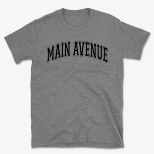 Main Avenue Elementary School Varsity Arch Basic T-Shirt