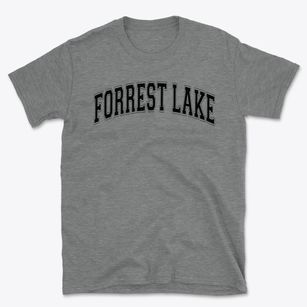 Forrest Lake Education Center Varsity Arch Basic T-Shirt