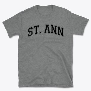 St. Ann Parish Varsity Arch Basic T-Shirt