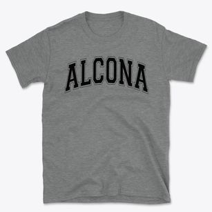 Alcona Junior Senior School Varsity Arch Basic T-Shirt