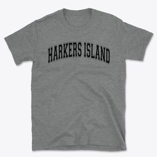 Harkers Island Elementary School Varsity Arch Basic T-Shirt