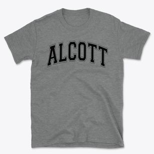 Alcott Elementary School Varsity Arch Basic T-Shirt