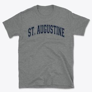 Saint Augustine Elementary School Varsity Arch Basic T-Shirt