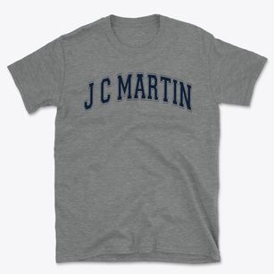 J C Martin Jr Elementary School Varsity Arch Basic T-Shirt