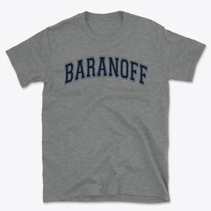 Baranoff Elementary School Varsity Arch Basic T-Shirt