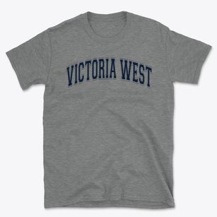 Victoria West High School Varsity Arch Basic T-Shirt