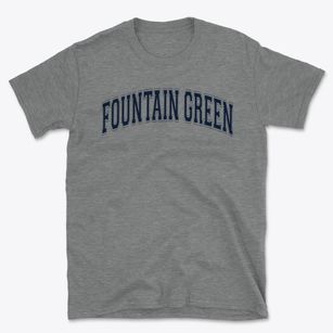 Fountain Green Elementary School Varsity Arch Basic T-Shirt