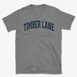 Timber Lane Elementary School Varsity Arch Basic T-Shirt