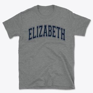Elizabeth Waters Elementary School Varsity Arch Basic T-Shirt