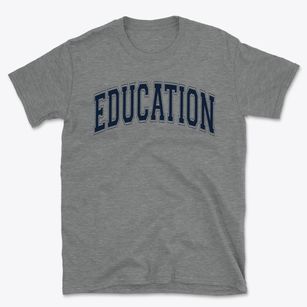 Education.com Varsity Arch Basic T-Shirt