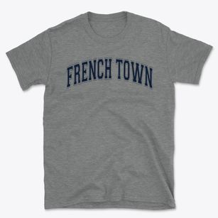 French Town Elementary School Varsity Arch Basic T-Shirt