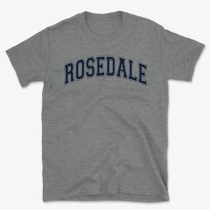 Rosedale Elementary School Varsity Arch Basic T-Shirt