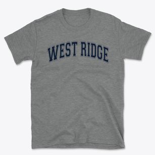 West Ridge Middle School Varsity Arch Basic T-Shirt