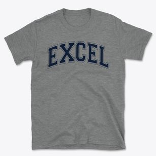 Excel Academy Charter Varsity Arch Basic T-Shirt