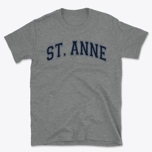 Saint Anne Montessori School Varsity Arch Basic T-Shirt