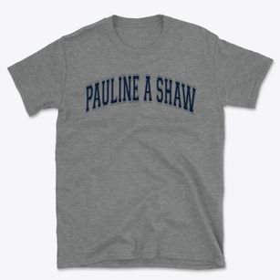 Pauline A Shaw Elementary School Varsity Arch Basic T-Shirt