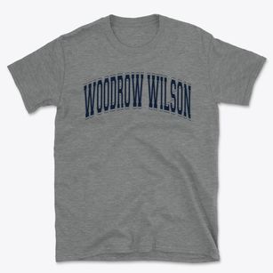 Woodrow Wilson Elementary School Varsity Arch Basic T-Shirt