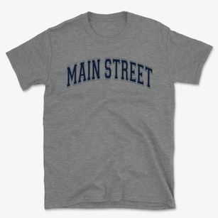Main Street Middle School Varsity Arch Basic T-Shirt