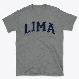 Lima Christian School Varsity Arch Basic T-Shirt