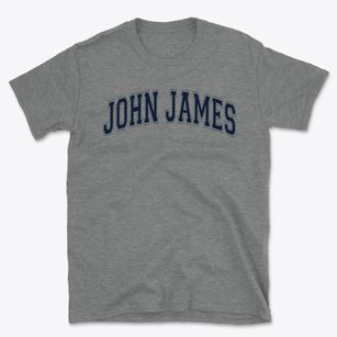 John James Audubon #33 Varsity Arch Basic T-Shirt