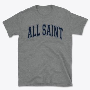 All Saint Regional Lower School Varsity Arch Basic T-Shirt