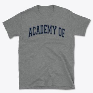 Academy Of World Languages Varsity Arch Basic T-Shirt