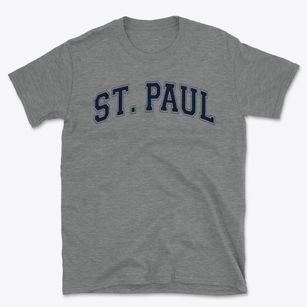 Saint Paul Parochial School Varsity Arch Basic T-Shirt