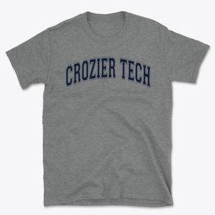 Crozier Technical High School Varsity Arch Basic T-Shirt